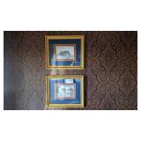 2 pictures and frames 18x16'