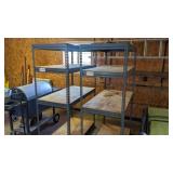 Metal shelving unit 2x4x6'