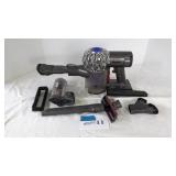 Dyson Max hand vacuum w/attachments (no cord)