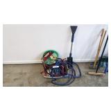 2 jumper cables, funnel, misc.