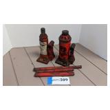 2 bottle jacks