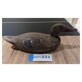Wood carved Mallard 17x6'
