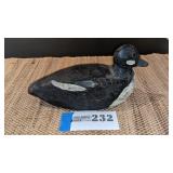 Black and White wood decoy 11x5-1/2'