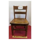 Oak childs chair