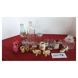 Medicine bottles, souveniers, miniatures