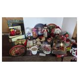 Christmas decor, large asst.