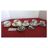 7 cups and saucers
