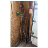 Asst. rods and reels