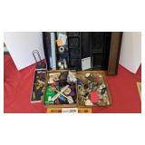 Asst. drawer items, keys, trays, misc.