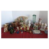 Asst. figurines, etc.