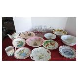 Large asst. glassware