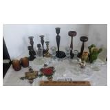 Lg asst. of candle holders