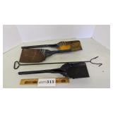 3 coal shovels