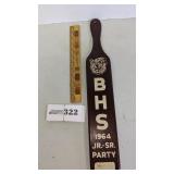 1964 BHS prom paddle