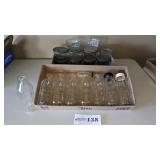 Vintage Pyrex baby bottles & Kerr jelly jars