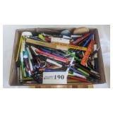 Local advertising, pencils and pens