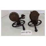 2 apple peelers, 1 is missing parts