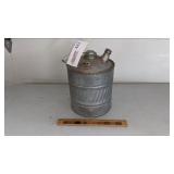Galvanized kerosene can