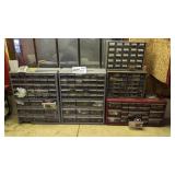 5 cabinets of hardware