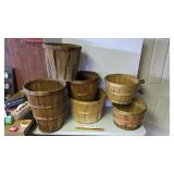 Tomato and apple baskets, 7 pcs.