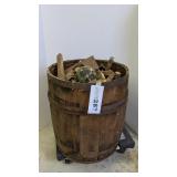 Wood keg 18' tall, 15' wide