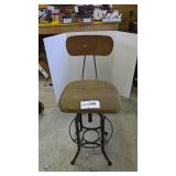 Shop stool, metal base