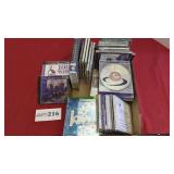 Religious and kids CDs w/CD holder