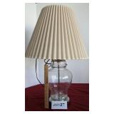 Table lamp, clear base