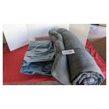 Coleman sleeping bag and blow up mattress