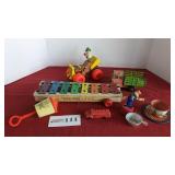 2 Fisher Price pull toys and misc.