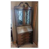 China cabinet/desk 29' wide 6' tall