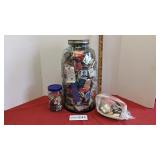 Match books in 18' jar, and others