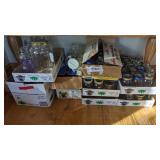 Canning jars (approx. 8 boxes)