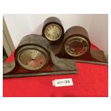 3 empty Tambor cases