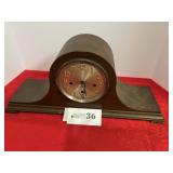 Herschede mantel clock, missing glass door