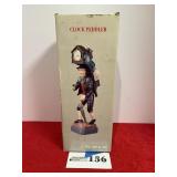 Black Forest Clock Peddler Statue 13'