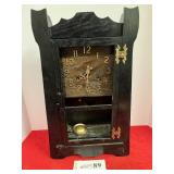 Mission style clock, no glass