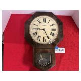 Waltham Quartz wall clock, 21'