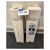 2 garden thermometer weather vane in box