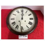 Round antique wall clock