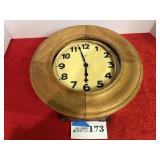 Round Junghans wall clock, no glass