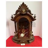 Empty mirrored side clock, 24' tall