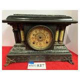 Seth Thomas Adamantine mantel clock, no glass