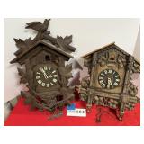 Box of 2 cuckoo clocks