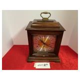 Howard Miller carriage clock, works, no key