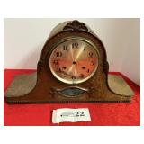 German Tambor clock, movement is disconnected