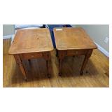 2 end tables (matching)