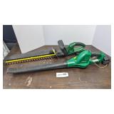 Garden Line hedge trimmer, blower, no charger