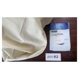 Large tan sun shade sail