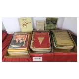 3 boxes very old sheet music